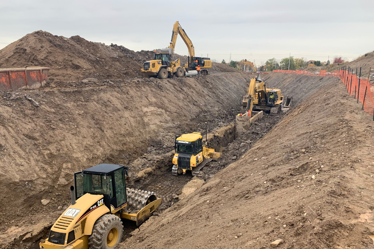 City of Hamilton - Deep Sewer Installation