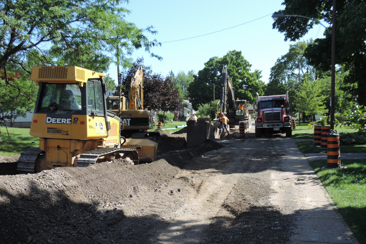 City of Burlington Sewer Replacement and Road Reconstruction